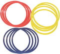 Megaform flat hoops set - 12 stuks plat speelgoed hoepels voor sport en spel.