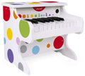 Janod - confetti - mijn eerste elektronische houten piano - voor kleine muzikanten