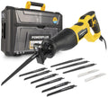 Powerplus elektrische reciprozaag powxbox022- 710w zaagmachine - 2800min-1 - gereedschap met 12 acc. en koffer