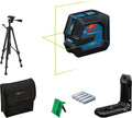 Bosch blauw bosch professional gll 20-22 g - lijnlaser - (4x batterij 1,5v lr6 (aa), laserrichtbord, houder lb10, statief bt 150, alkalinebatterij-adapter, tas)