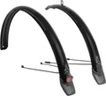 Xlc mg-f06 spatbord stadfiets set - 28 inch 58 mm - pvc - geschikt voor stad tour fiets