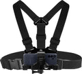 Maclean - borstband voor mobiele telefoon camera houder - universeel - zwart