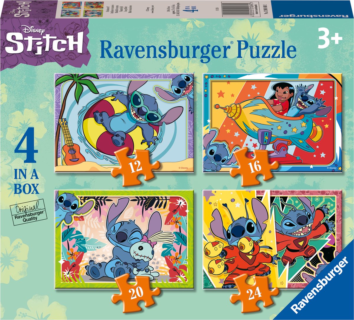 Ravensburger Beinpuzzel Disney Stitch, 4in1