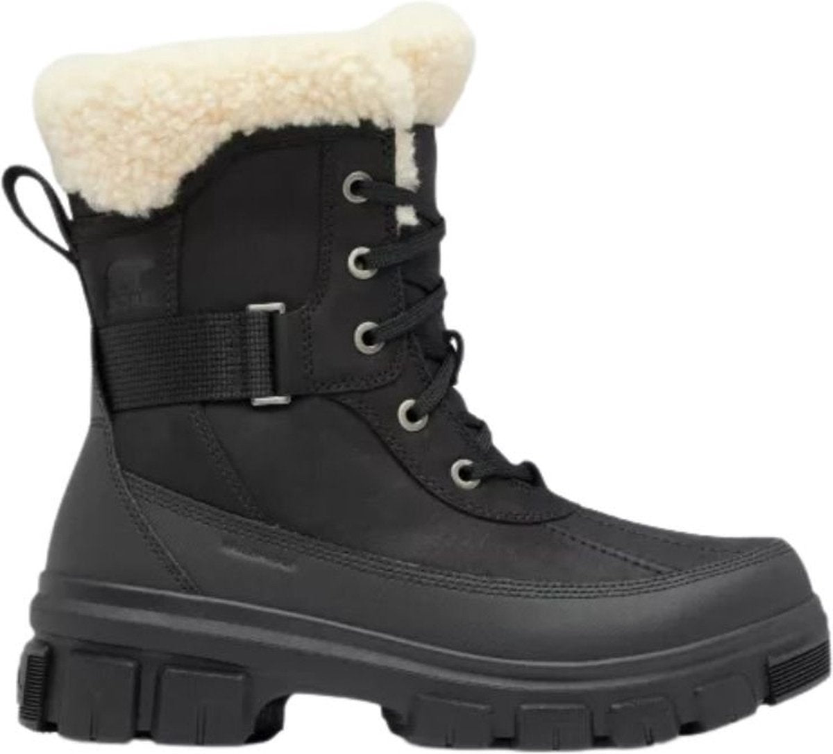 Sorel torino™ v parc wp dames snowboots - black, sea salt