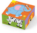 Vigatoys viga toys - vormenpuzzel - safari dieren