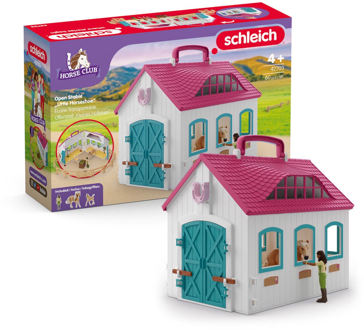 Schleich horse club open stal 42703