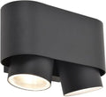 Lutec - cypres wandlamp voor buiten - gu10 - donkergrijs