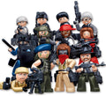 Sluban m38-b0583 minifigures police agenten en boeven serie | 1 van de 12 willekeurige speelgoed verzamelfiguren | leger soldaten met wapensets | action figure poppetjes in polybag