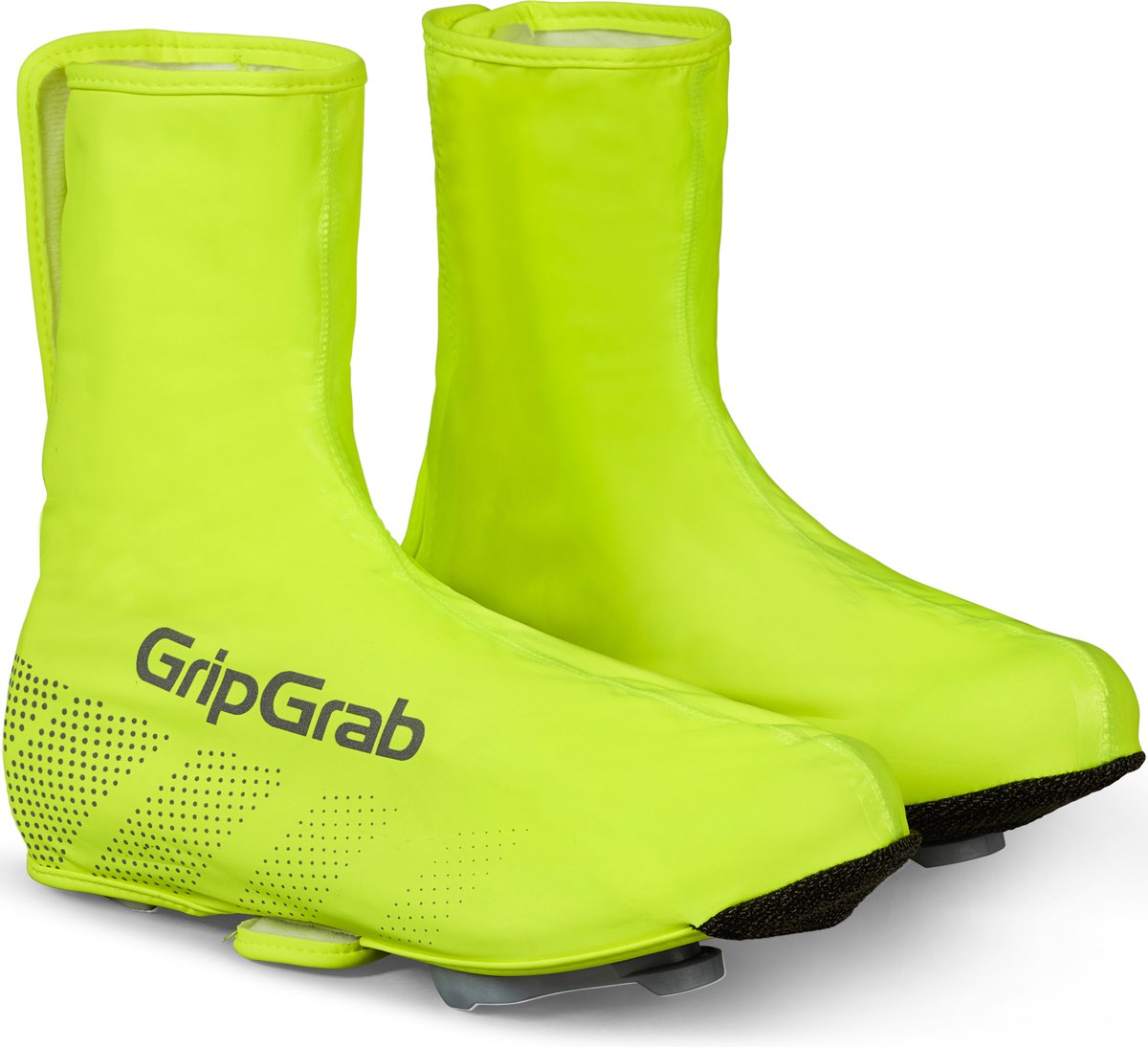 Gripgrab - ride waterdichte race fiets overschoenen wielren regen fietsoverschoenen - geel hi-vis - unisex - maat m (40 41)