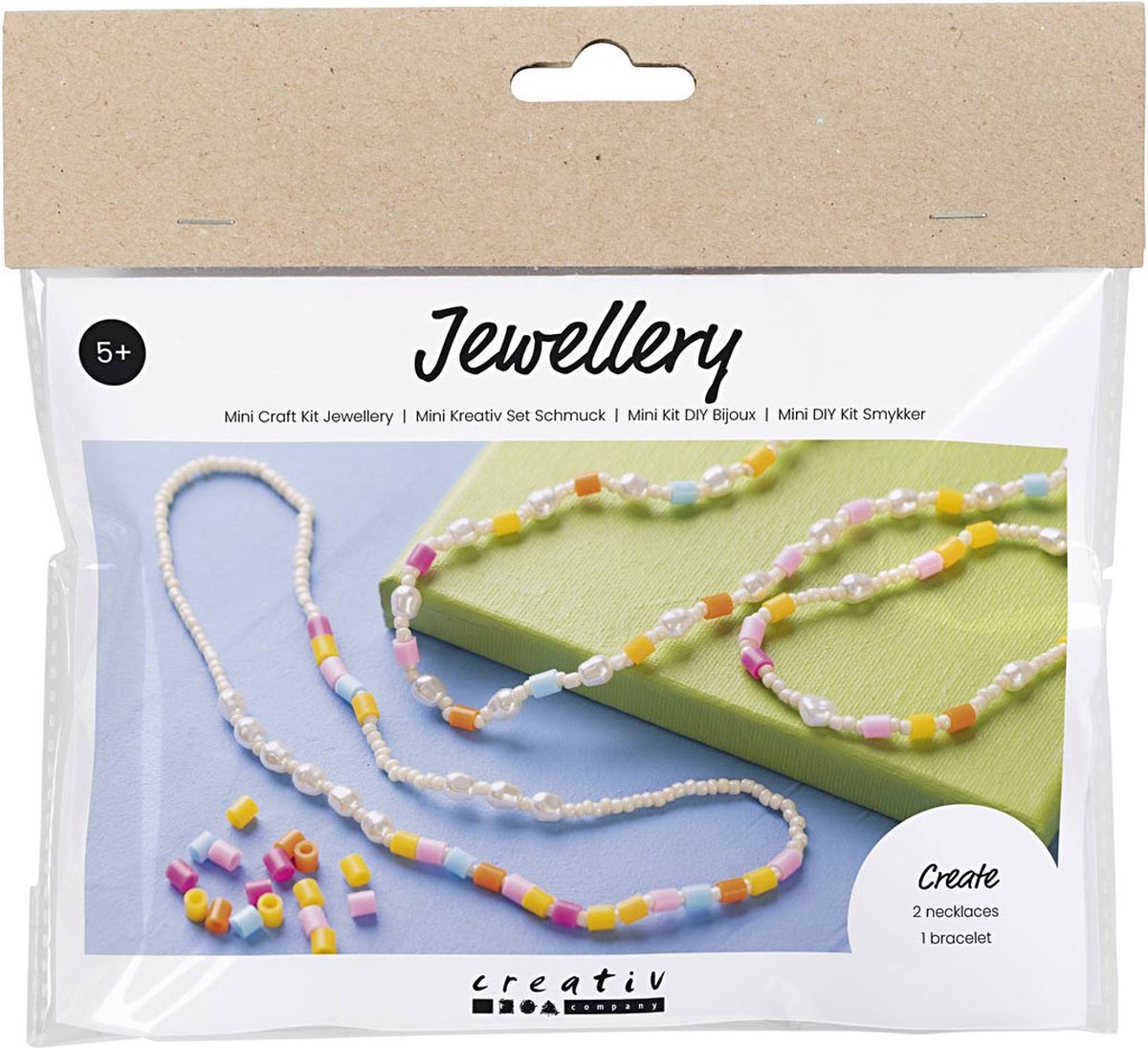 Creativ company http: www.cchobby.nl mini-hobbyset-sieraden-halskettingen-en-armband-diverse-kleuren-1-doos