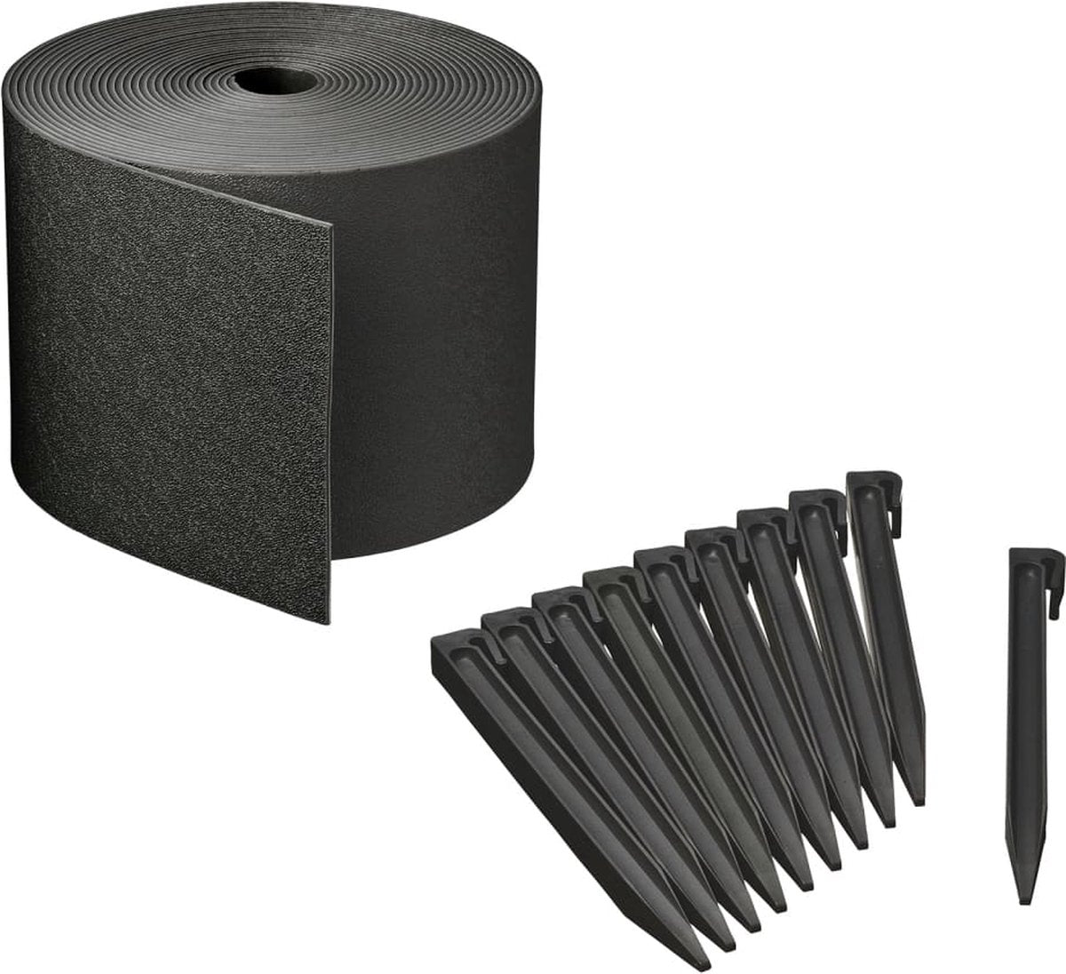 Natur Natur Grenze Grenze Grenze Gesetz H15 cm x 10 m mit schwarzem Marker