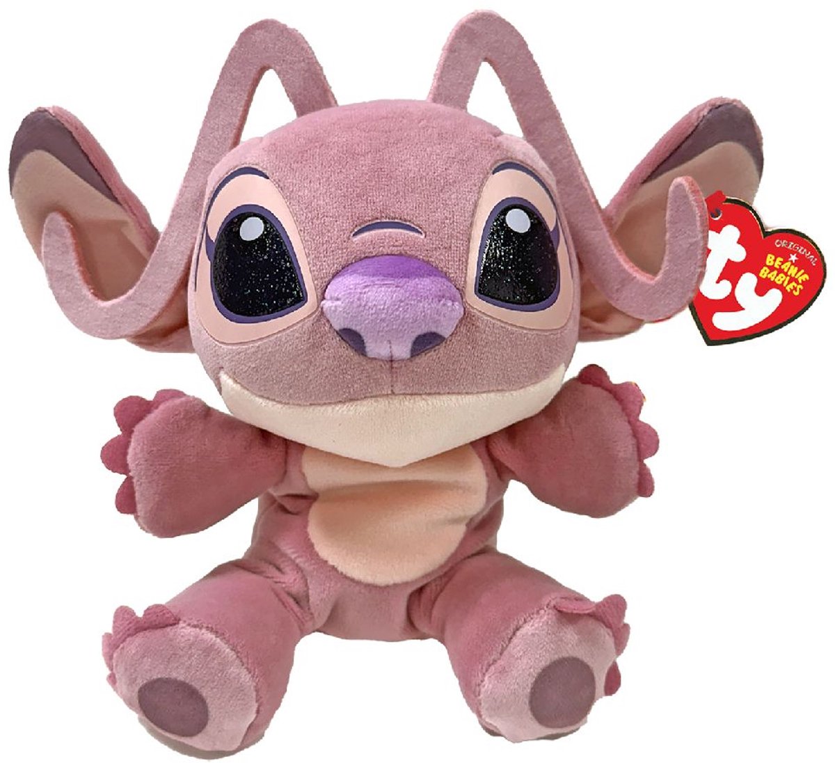 Ty knuffel disney stitch angel 15 cm