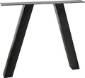 Woood tablo utrecht poot kd 1 stuks - metaal - zwart - 72x79x10