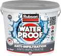 Rubson anti - infiltratie grijs 5kg | daken, funderingen en ingegraven materialen coating | silicone technologie gebaseerd voor maximale elasticiteit | duurzame coating en uv-bestendig | langdurige bescherming tegen vocht.