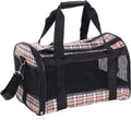 Flamingo hondentas mayfair – stijlvolle honden draagtas – draagtas hond kat – bruin – maat s – 40 cm – tot 7 kg