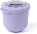 Amuse tylla lavender - 500ml - lunchbox – lunchtrommel - bowl met deksel - perfect afsluitbare vershouddoos - snackbox voor onderweg - bpa-vrij - paars