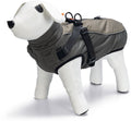 Beeztees milo - hondenjas + hondentuig - grijs - 32 cm