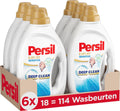 Persil sensitive gel - vloeibaar wasmiddel - alle kleuren was - allergie-vriendelijk - hypoallergene parfum - voordeelverpakking - 6x 18 wasbeurten