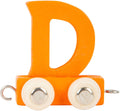 Small Foot – Holzbuchstabenzug, orange – d – 12 Stück