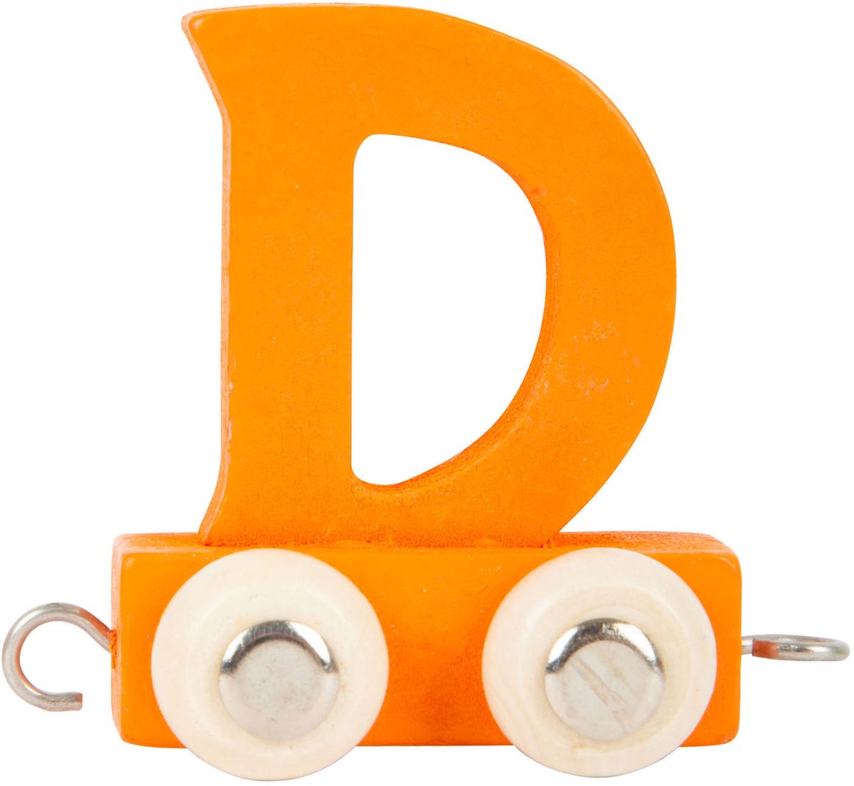 Small Foot – Holzbuchstabenzug, orange – d – 12 Stück