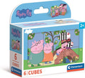 Clementoni Blockpuzzle Peppa Pig, 6-teilig.
