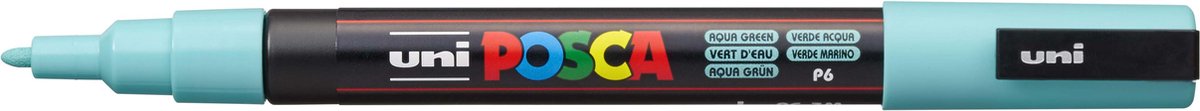 Uni Posca PC3M Lackmarker, Aquagrün – runde Spitze bis 1,3 mm