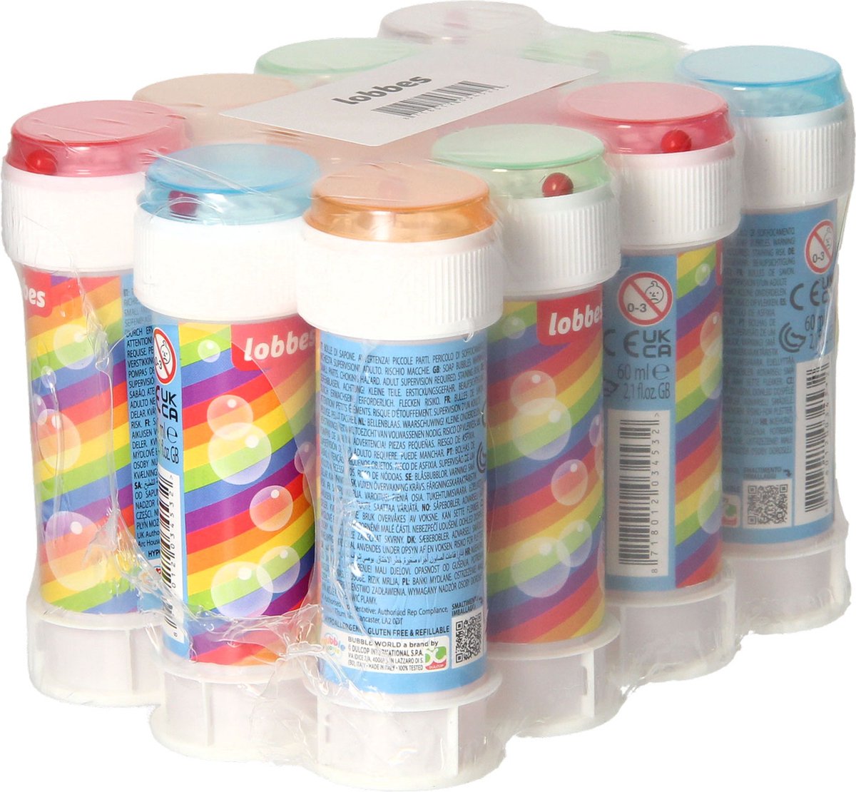 Lobbes Seifenblasenmaschine, 12x60ml.