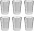 Merkloos sans marque stelton pilastro - drinkglas - ribbel - 240 ml - 6 stuks