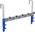 Bestway - flowclear - opbergrek zwembad onderhoud - 5 zwembadreinigingsaccessoires en 2 palen stangen - wand bevestiging - installatie set inbegrepen