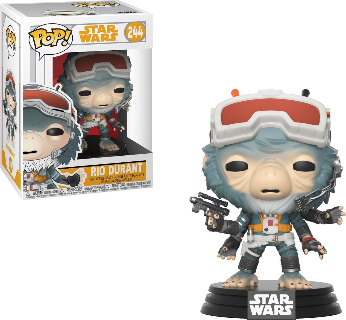 Funko pop! star wars solo rio durant vinyl figure - verzamelfiguur