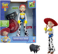 Mattel disney en pixar toy story 5 beestenpraat jessie - actiefiguur van 30 cm en jd varken met 35 geluiden - frans