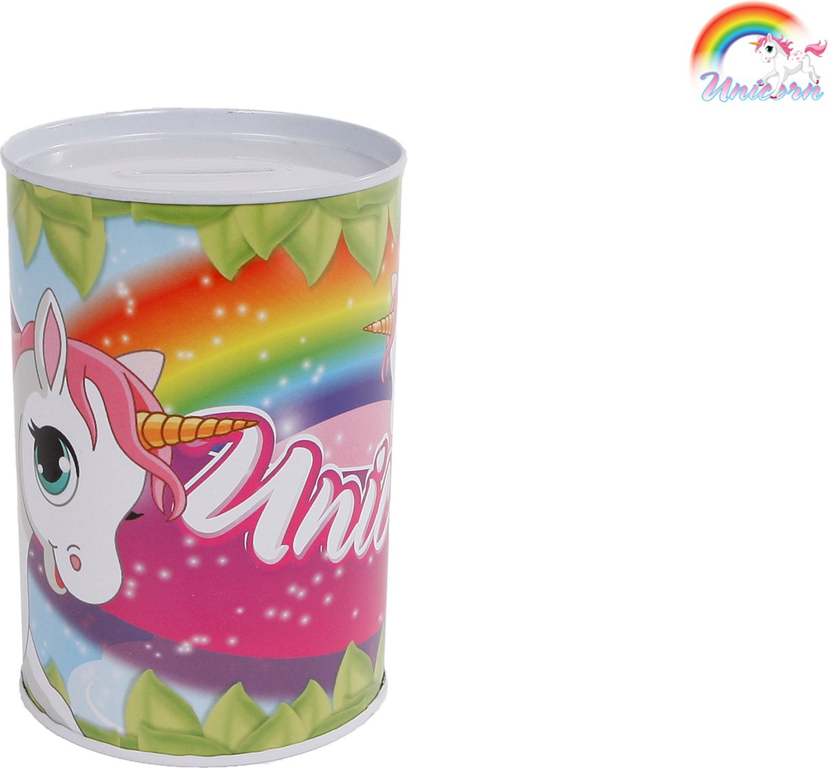 Einhorn-Spardose aus Metall