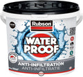 Rubson anti - infiltratie zwart 10kg | daken, funderingen en ingegraven materialen coating | silicone technologie gebaseerd voor maximale elasticiteit | duurzame coating en uv-bestendig | langdurige bescherming tegen vocht.