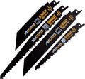 Dewalt accessoires dt99551-qz 8-delige set reciprozaagbladen - dt99551-qz