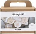 Creativ company mini hobbyset decoupage mosselschelpen lichtroze