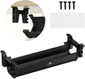Maclean - kabelopbergsysteem voor onder het bureau - kabelgoot - max. belasting 5 kg - zwart