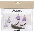 Creative company mini hobbyset sieraden oorbellen paars