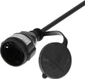 Deltaco gt-980 verlengkabel - buitengebruik - verlengsnoer geaard - ip44 - 10 meter - zwart