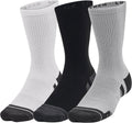 Under armour ua performance tech 3pk crew-gry unisex sportsokken - mod grijs - wit - jet grijs