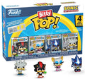 Funko sonic bitty pop! vinyl figure 4-pack shadow 2,5 cm mini-figuur - 2cm
