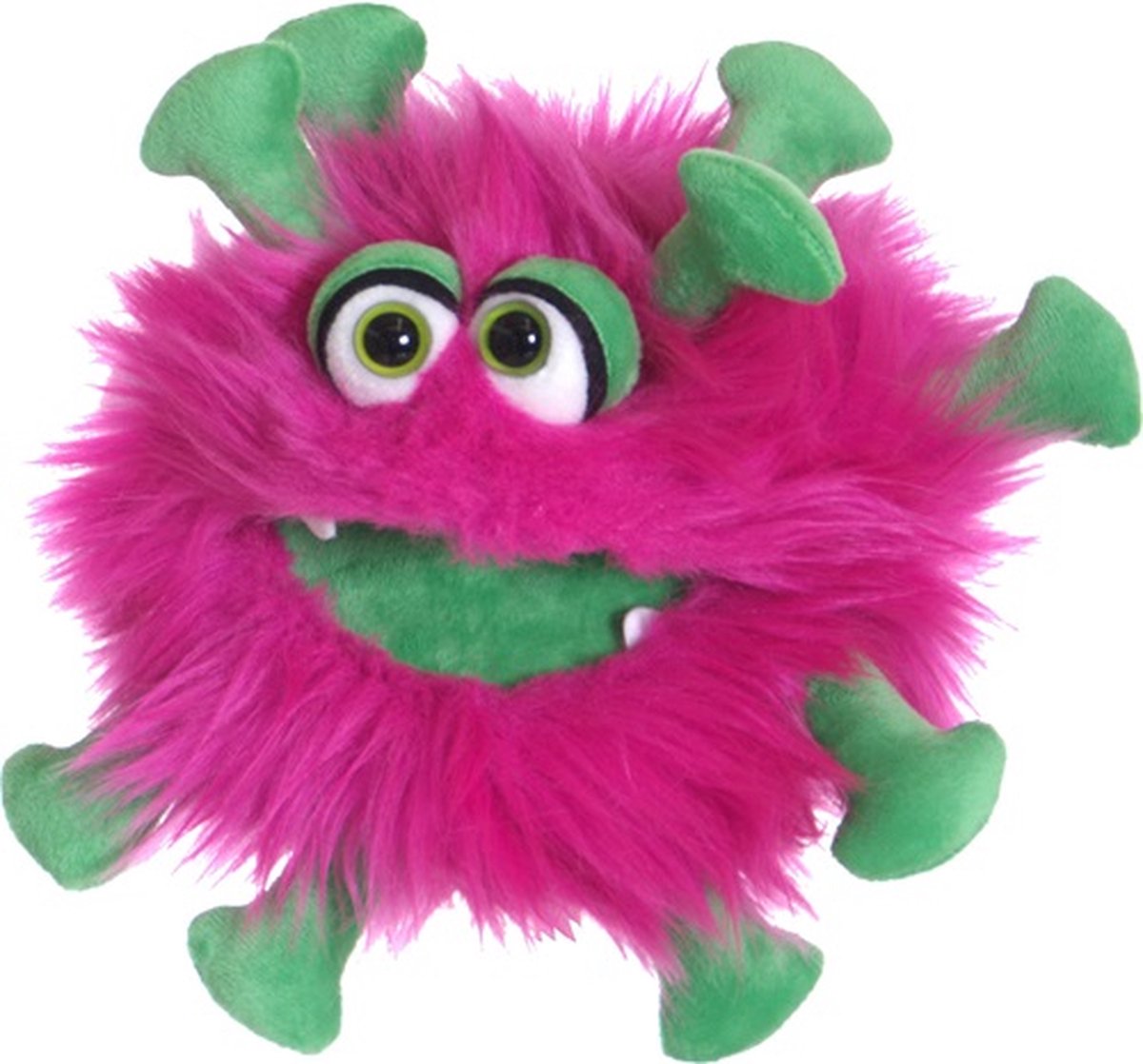 Living puppets handpop 20cm monstertje kai roze groen