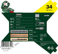 Bosch x-line borenset - 34-delig - voor hout, metaal en steen