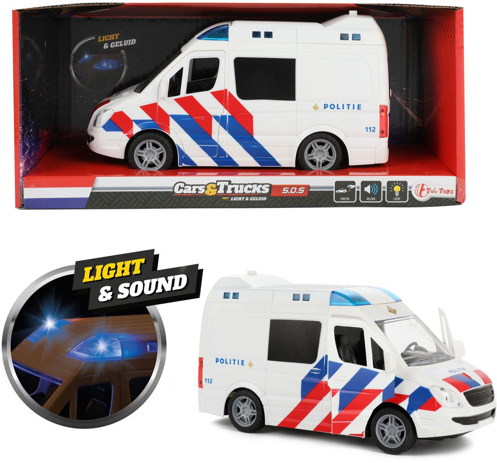 Toi-Toys Polizeibus mit Licht und Sound