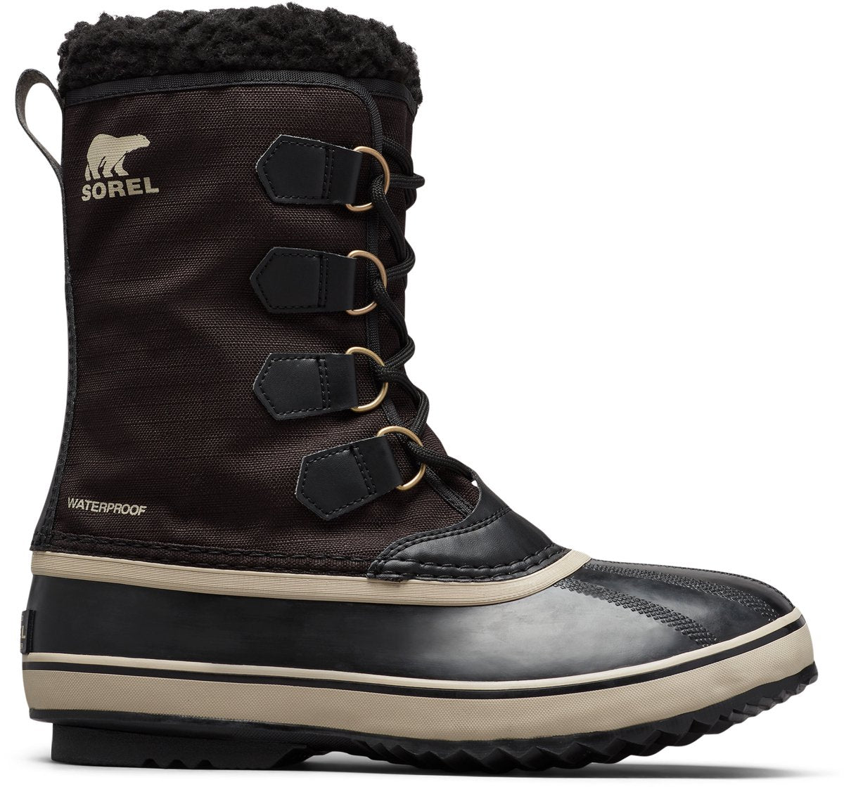Sorel 1964 pac™ nylon wp men's snowboots - black, ancient fossil - maat 42.5