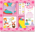 Djeco - knutselset creeëren met stickers - prinsessen - 3-6j