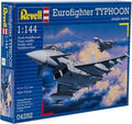 Revell modelbouwpakket vliegtuigen - 04282 eurofighter typhoon - single seater - europees gevechtsvliegtuig plastic - 1:144 - modelbouw