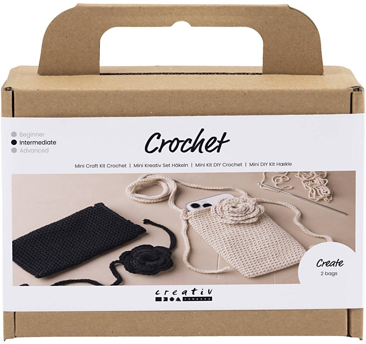Creativ company https: www.cchobby.nl mini-hobbyset-haken-tas-met-roos-1-doos