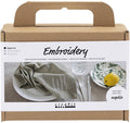 Creativ company https: www.cchobby.nl mini-hobbyset-borduren-servet-dusty-groen-1-doos