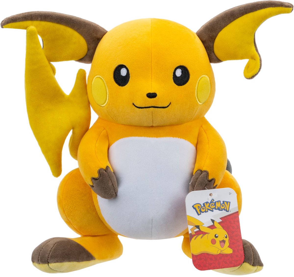Jazwares pokémon knuffel raichu 30 cm