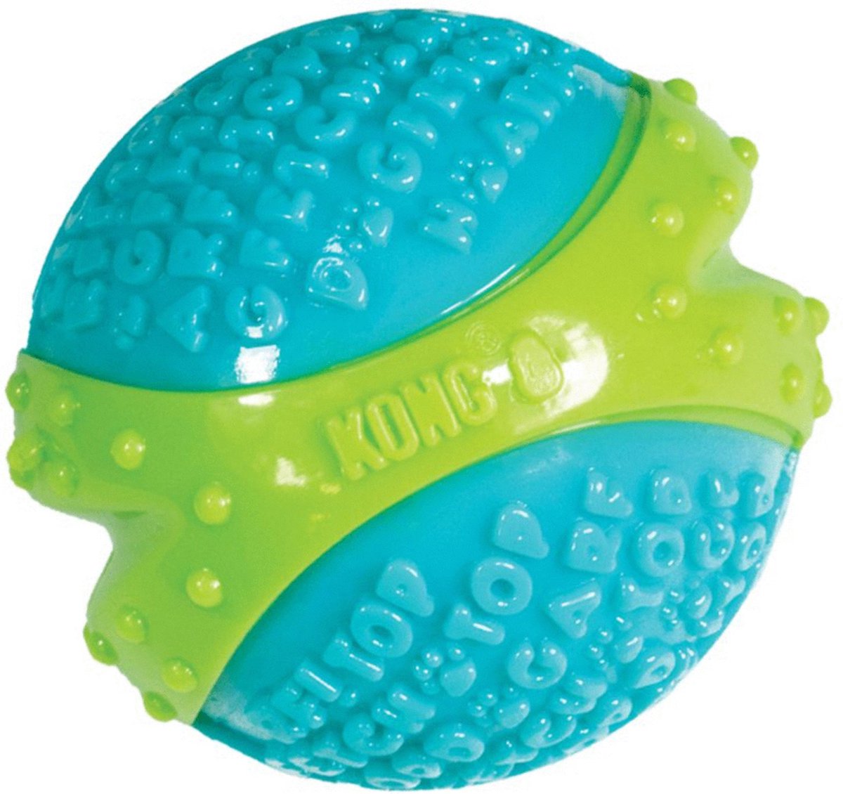 Kong corestrength ball blauw groen - hondenspeelgoed - large